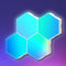 Hexagon Light Panels Expansion 4 LED Panels, Hexagon LED Wall Lights Dreamcolor