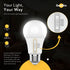 Goodlite A19 LED Bulb, 5 Color Selectable 3000K-3500K-4100K-5000K-6500K, 450 Lumens, 6W (40W Equivalent), High CRI, 5% Dimmable, UL Listed, Enclosed Fixtures & Damp Rated, 15,000 Hrs. 1ct (G-10880) by Goodlite