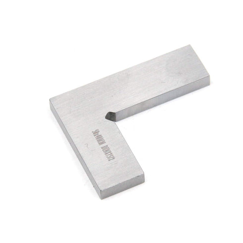 T Tulead Machinist Square, Precision Carbon Steel Solid Woodworking Square 50x40mm/2"x1.57"
