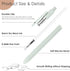 Gel Pens, Cool Stuff Aesthetic Office College School Supplies, Teen Girl Gifts Trendy Stuff, Black Ink Cute Pens Birthday Gifts for Women, Back to School Supplies, Preppy Stuff, 6 Pack