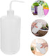 1000ml Homoyoyo Narrow Mouth Wash Bottle: Bend Succulent Watering Can Plastic Squeeze With Curved Stem For Cleaning