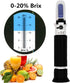 VGVGV 0-20% Brix Refractometer, Handheld Brix Refractometer Honey Fruit Sugar Solution Brix Optical Concentration Sugar