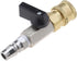 Compressed Air Quick Change Coupling, Pneumatic Ball Valve Shut-Off Valve 1/4 Inch