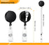 Anffilona (2 Pack Badge Reels Retractable,Student Badge Holders,Retractable ID Name Badge Holder Reels with Alligator