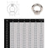 M12 Ring Shape Lifting Eye Nut 304 Stainless Steel Threaded Nut Fastener - 2 Pack
