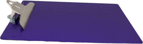 Saunders 21606 Recycled Plastic Clipboard with Ruler Edge, 8 1/2 x 12 Sheets, 1" Clip Cap, Purple