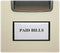 Tatco Magnetic Vinyl Label Holder, 2.5" x 4.4", White, 10 Pack (TCO29011)