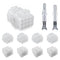 JRready ST6429 12 Pin Power Connector (4 Matched Sets), 6.35mm Diameter Pin and Sockets, Compatible with Molex MLX