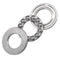 1pcs S51102 Thrust Ball Bearing, 15mm Bore x 28mm OD x 9mm Thick Stainless Steel with Washers for Industrial Use