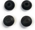 Flush Mount Black Plastic Body and Sheet Metal Hole Plug, 1/4" (0.25 inch), Qty 25