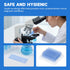 100pcs 75 25 mm Luxshiny Microscope Slides Kit Plastic Blank Slides for Boys and Girls Lab Science Education Supplies