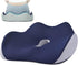 Lawnrden 18x14x5 Inch Orthopedic Seat Cushion Memory Foam Donut Pillow with Elastic Cover Breathable Pain Relief