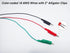 3 Wire 20' Retractable Test Leads, 18 Gauge Alligator Clips in Reel