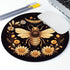 Bees Round Mouse Pad, Customized Mousepad with Non-Slip Rubber Base for Computers and Laptop Office Desk