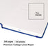 6 Pack 240 5.5"x8.3", A5 Comix Lined Journal Notebooks for Work, Pages, Navy Blue, Hardcover, Medium College Ruled