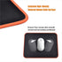 Mouse Pad with Anti Fraying Stitched Edge, Smooth Surface Computer Mousepad Mat with Natural Rubber Base, Washable