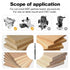 FivePears Up Cut Spiral Router Bit for CNC, 1/4 inch Cutting Diameter, 1 inch Cutting Length, Carbide End Mill Router