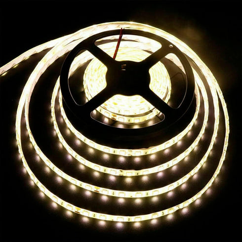 ausuky 5V (White-2m 120leds) USB LED Strip Light White TV Backlight Lamp Self Adhesive Flexible Tape Wire