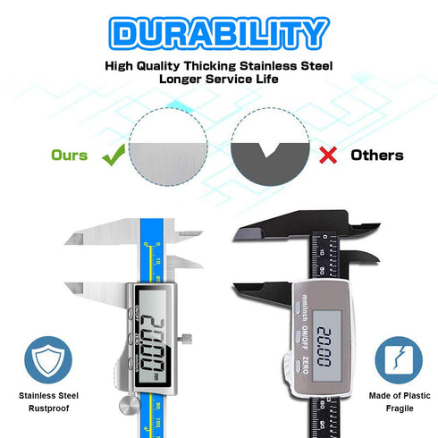 Caliper Measuring Tool, Digital Caliper for Jewelry, Industrial Quality Precision Micrometer