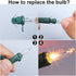 Generic 12 Bulbs Pinched 0.96 80 (20) Volt Mini Christmas Replacement for Incandescent String Lights, Base, Watt, mA