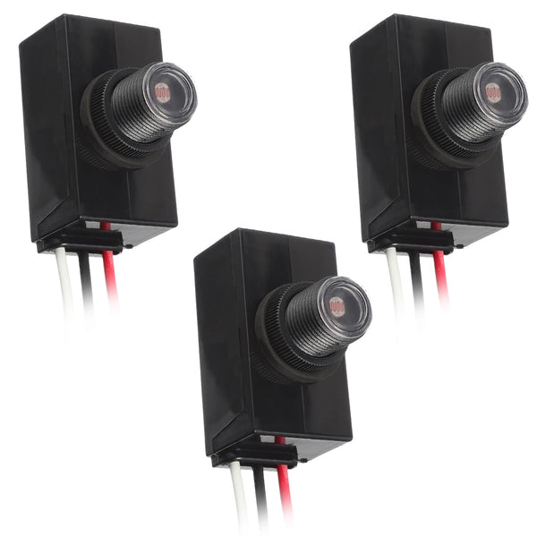 EPLZON Dusk to Dawn Sensor for Outdoor Lighting 120-277V Photoelectric Switch Photocell Light