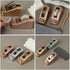 Portable Washi Tape Cutter, Non-Skid Desktop Tape Dispenser, Golden Small Business Tape Holder