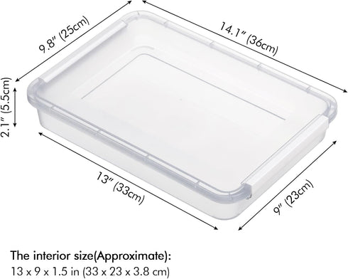 Poeland Portable Project Case - File Document Storage Organizer