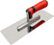Stainless Steel Flat Finishing Trowel 11" x 4" for Concrete Cement Drywall Plastering Tile Masonry