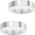 2 Pack 5-1/8 Inches Light Canopy Kit with Heavy Duty Replacement Ceiling