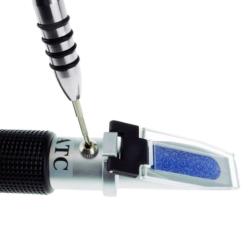 Battery Coolant Refractometer for Ethylene Glycol: -60°C ~ 0°C and Propylene Glycol: -50~0°C with ATC