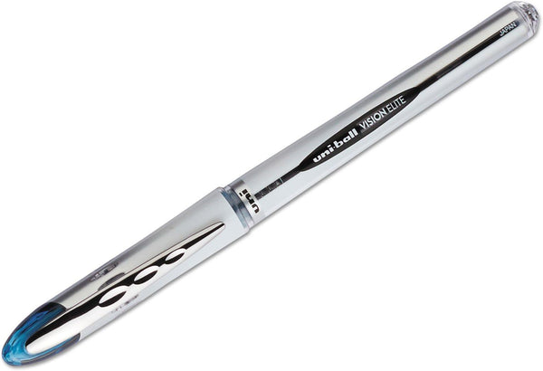 Sanford uni-ball 61232 VISION ELITE Roller Ball Stick Waterproof Pen, Blue/Black Ink, Bold