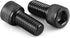 M8-1.25 x 20mm Socket Head Cap Screws - 12.9 Alloy Steel, Full Thread, Black Oxide, 20 PCS