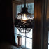 YLONG-ZS Plug in Pendant Lights with 16Ft Hanging Cord and On/Off Dimmer Switch, Farmhouse Industrial Metal Swag