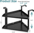Office Cubicle Shelf, Height Adjustable Storage Organizer with Adjustable Hooks for Cubicle Accessories
