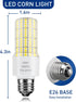 ZP 40W Led Light Bulb 300W Equivalent 5000 Lumen 5000K Daylight White A19 Bulbs, E26/E27 Base Corn Waterproof Lighting for Outdoor IndoorBackyard Flicker Free Pack of 2, Green, Brandcolorsize by ZP