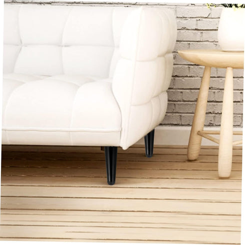 4Pcs TEHAUX Metal Furniture Legs for Couch Iron Sofa Replacement Feet Heavy Duty Oblique Design for Dresser Cabinet Tv