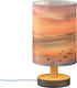 KUEJOP Bedside Lamps Sea Turtles Nesting in The Sand Table Lamp with Non-Slip Base Charming Night Light for Bedroom