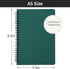 EUSOAR A5 Spiral Journal, 12 Pack, 5.5" x 8.3", 120 Pages Lined, Travel Writing Notebooks