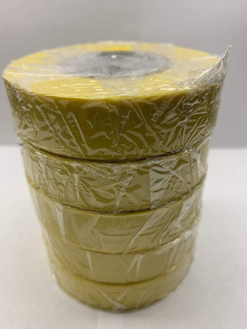 PROFESSIONAL ELECTRICAL TAPE - UL/CSA Listed Utility Vinyl Rubber Adhesive, 3/4in x 66ft, Yellow (1 Roll)