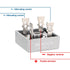 2Pcs KBPC2010 Bridge Rectifier Diode, AC to DC, 1000V 20A, 4 Pin Power Rectifier Diode Electronic Components