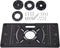 Culnflun Router Table Insert Plate, Trim Router Table, 62 * 70 mm Hole