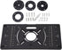 Culnflun Router Table Insert Plate, Trim Router Table, 62 * 70 mm Hole