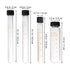 8 Pcs Tubes Graduated Glass Test Tubes with Screw Caps Calibration Test Tubes 10ml 15ml 20ml 30ml