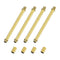 M METERXITY 4-Set Straight Pipe Lamp Stem Kit, 150mm(5.91") Long M10 Double End Thread