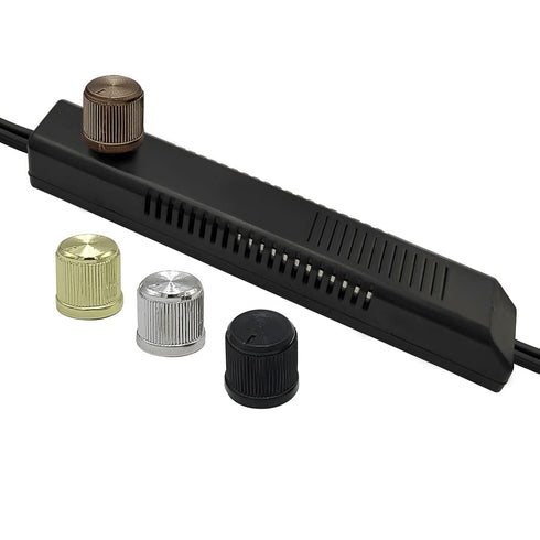 Zing Ear ZE-02A Floor Lamp Dimmer Switch, 500W 120VAC Knob Rotary Switch Replacement Kit, Black Plastic Shell