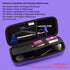 Hard Stethoscope Case with ID Slot, Large Carrying Case Compatible with 3M Littmann/ADC/Omron/MDF (Purple)