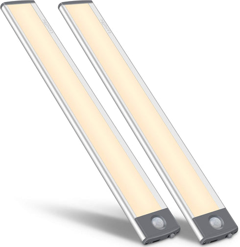 54-LED Motion Sensor Cabinet Light,Under Counter Closet Wireless USB Rechargeable Kitchen Night