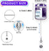LEBEIGHT CMA 24 Sani Wipes Retractable Badge Reel, Funny Acrylic Badge Reel for Nurse Nursing RN ER CNA LPN Doctor