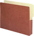 Smead End Tab File Pocket, Letter Size, Redrope with Manila Liner, 10 per Box, 3-1/2" Expansion, 4" Top Tab (SMD73624)