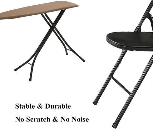 3/4" 16 Pack Furnigear Chair Leg Tips Caps with Felt Chair Leg Floor Protectors for Hardwood Floors Chair Leg Sliders
